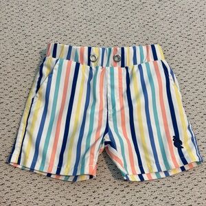 Bluequail Swim 2T- Colorful Striped Shorts